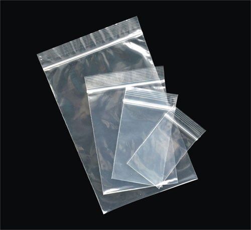 Buy 1000pcs 100x180mm Resealable Ziplock Plastic Bags Online Australia