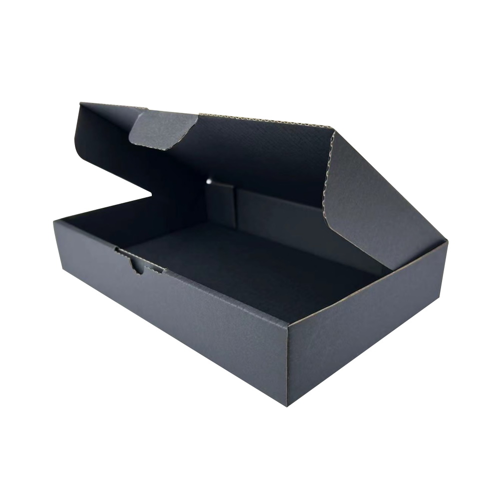 Buy 100pcs 220 x 145 x 35mm Full Black Diecut Mailing box Online ...