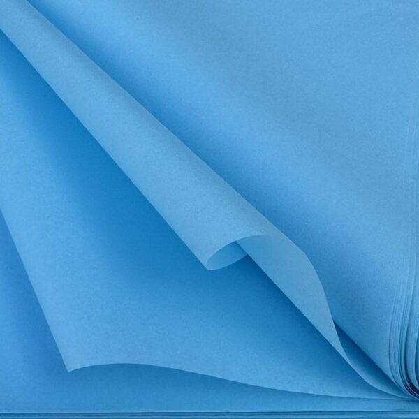 480 Sheets Acid Free Tissue Paper 500x750mm 17gsm Arctic Blue