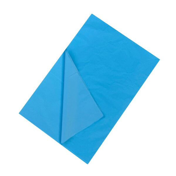 480 Sheets Acid Free Tissue Paper 500x750mm 17gsm Arctic Blue