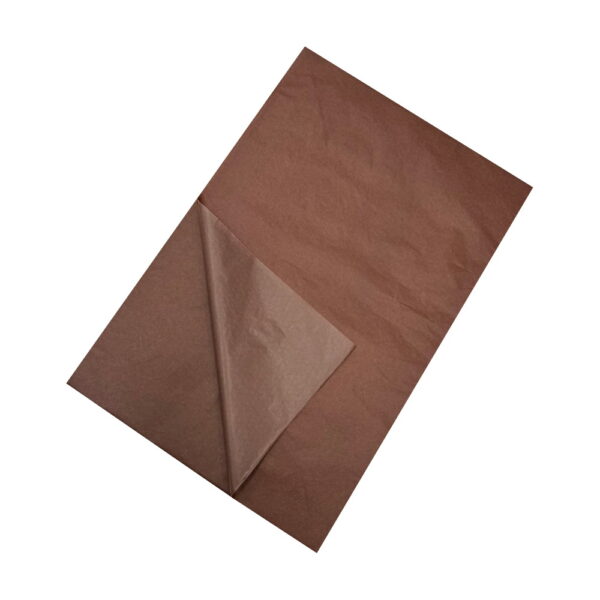 480 Sheets Acid Free Tissue Paper 500x750mm 17gsm Chocolate Brown