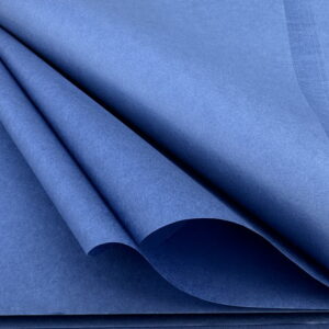 480 Sheets Acid Free Tissue Paper 500x750mm 17gsm Navy Blue