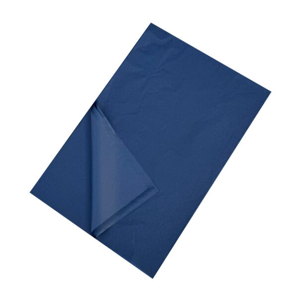 480 Sheets Acid Free Tissue Paper 500x750mm 17gsm Navy Blue