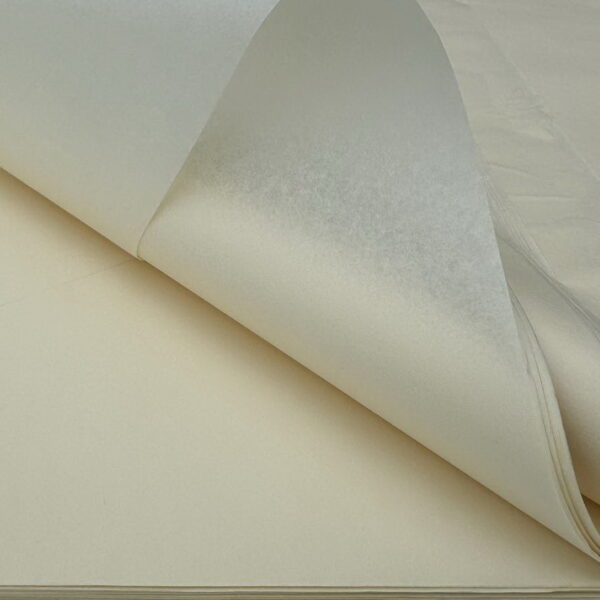 480 Sheets Acid Free Tissue Paper 500x750mm 17gsm Vanilla