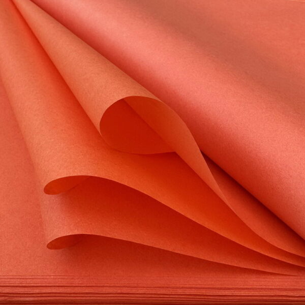 480 Sheets Acid Free Tissue Paper 500x750mm 17gsm Burnt Orange