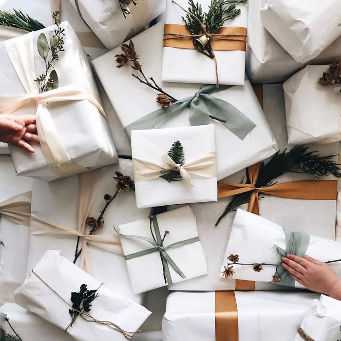 Simple + Creative Christmas Wrapping Ideas | Julie Blanner
