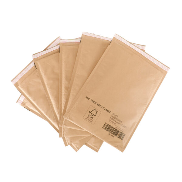 100pcs 265x380mm Honeycomb Padded Recycled Paper Mailer