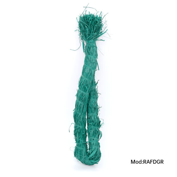 Raffia Hank Dark Green 250G