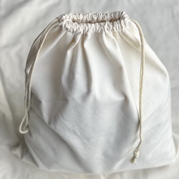 Buy 50pcs Calico Drawstring Bag 160x230mm Natural Cotton Pouches Online ...