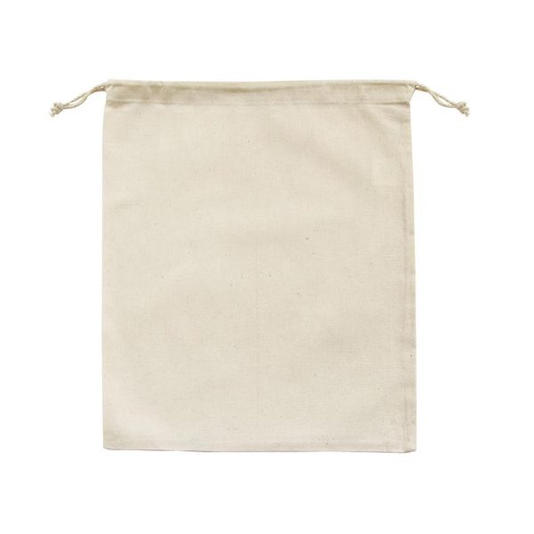 Buy 50pcs Calico Drawstring Bag 100x200mm Natural Cotton Pouches Online ...