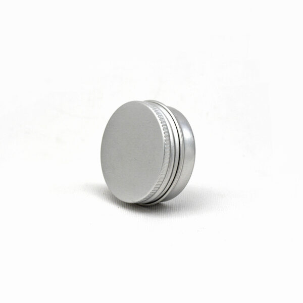 50ML Aluminium Tin Jar Base & Lid Screw Cap 100 per carton
