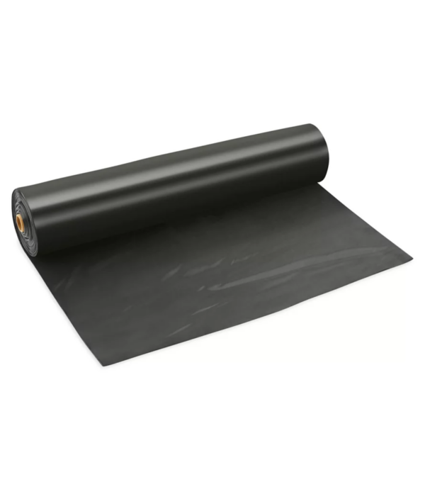 LDPE Plastic Sheeting Black Roll 1680mm x 840mm 35um 250 Sheets