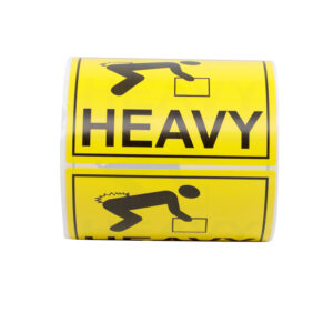 12Rolls HEAVY Label 100x75mm Yellow 6000Labels