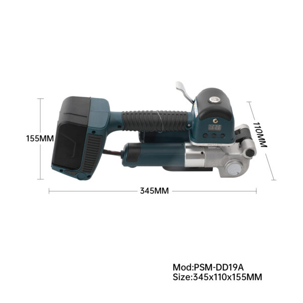 Portable DD19A Electric Strapping Machine 16-19mm with 2 Batteries