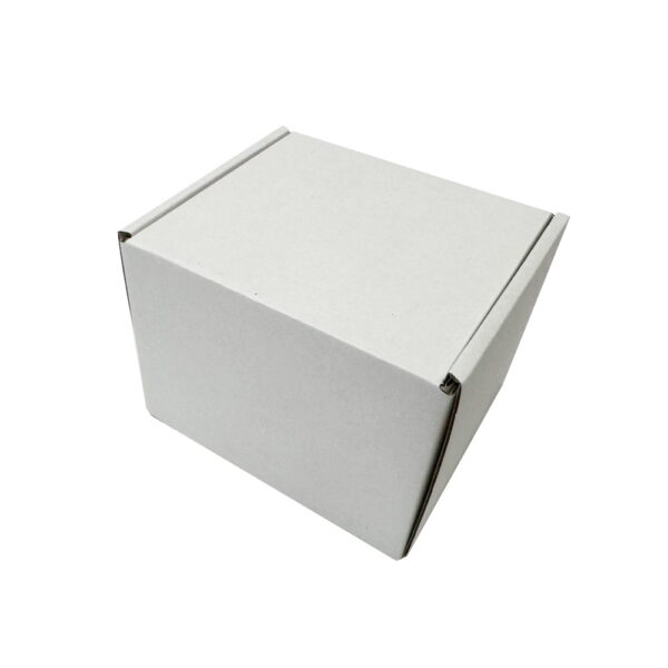 100pcs Full White 125 x 115 x 100mm Diecut Flat Mailing Box