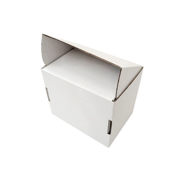 100pcs Full White 125 x 115 x 100mm Diecut Flat Mailing Box