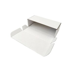 100pcs Full White 225 x 95 x 65mm Diecut Flat Mailing Box