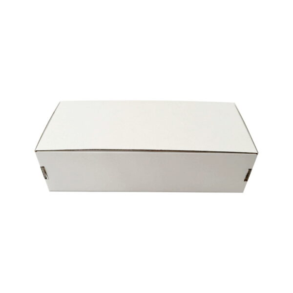 100pcs Full White 225 x 95 x 65mm Diecut Flat Mailing Box