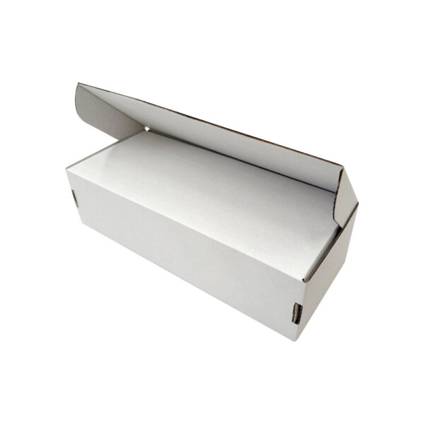 100pcs Full White 225 x 95 x 65mm Diecut Flat Mailing Box