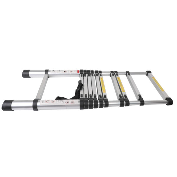 3.2m Telescopic ALUMINIUM Extension Ladder Capacity 150KG