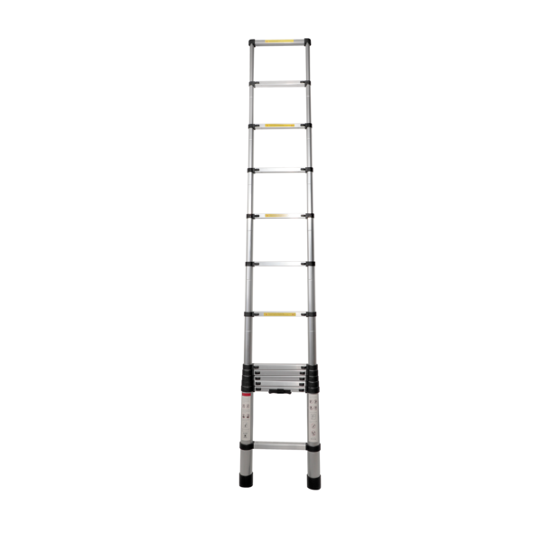 3.8m Telescopic ALUMINIUM Extension Ladder Capacity 150KG