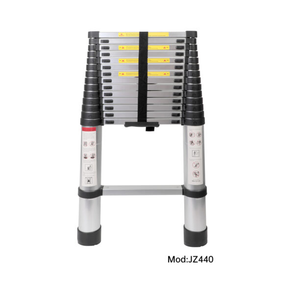 4.4m Telescopic ALUMINIUM Extension Ladder Capacity 150KG