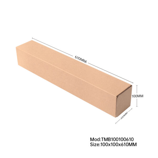 Long Tube Mailing Box 100x100x610mm Tall Carton-100pack