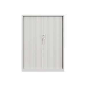 Steel Tambour Storage Box White Cupboard 1200x900x473mm