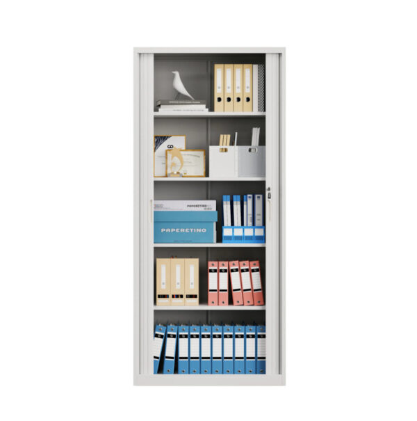 Steel Tambour Storage Box White Cupboard 2000x900x473mm