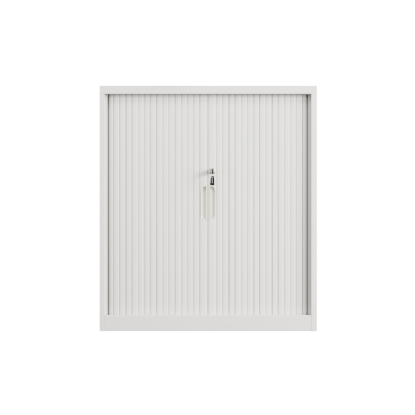 Steel Tambour Storage Box White Cupboard 1016x900x473mm