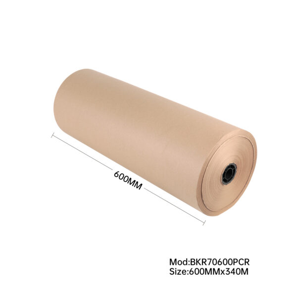 Post-consumer Recycled Brown Kraft Paper Roll 70GSM 600mm x 340m