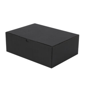 100pcs Full Black Diecut 250 x 190 x 90mm Mailing Box