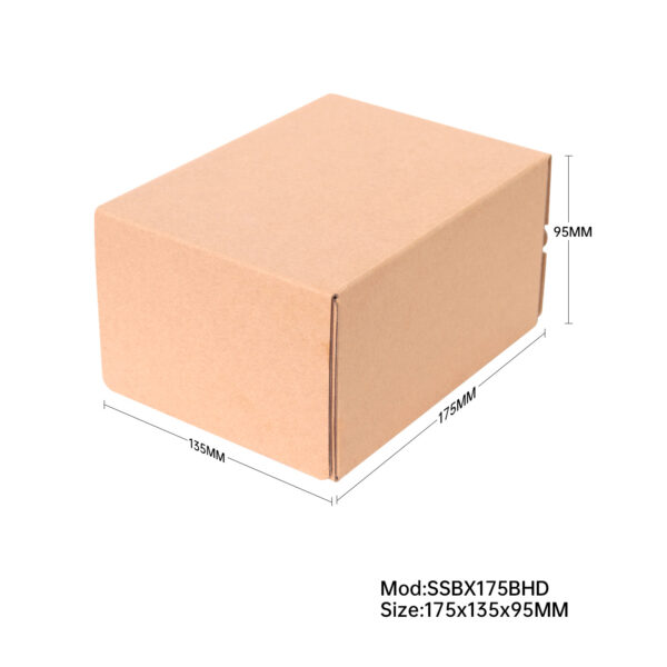 Self Sealing Box 175x135x95mm Brown Heavy Duty 100/ctn