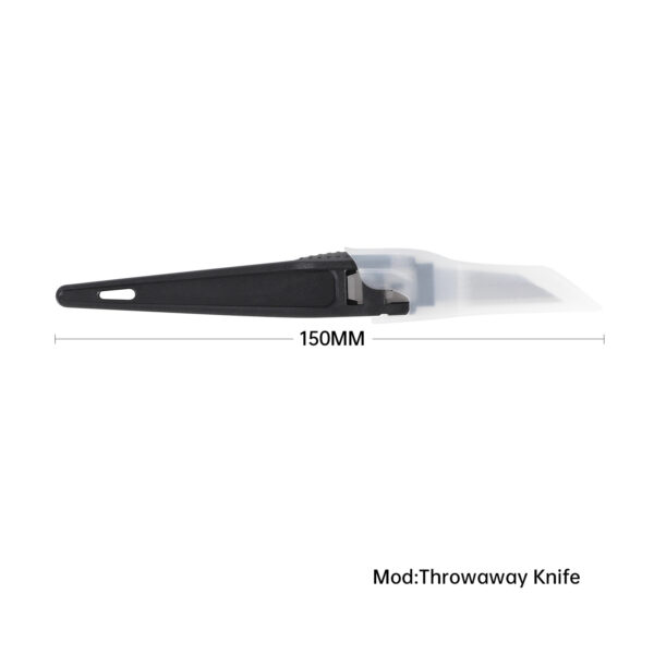 Throwaway Knife Black Pack of 10