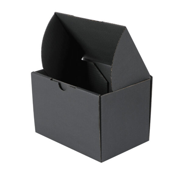 100pcs Full Black 150 x 100 x 100mm Diecut Mailing Box