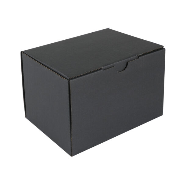 100pcs Full Black 150 x 100 x 100mm Diecut Mailing Box