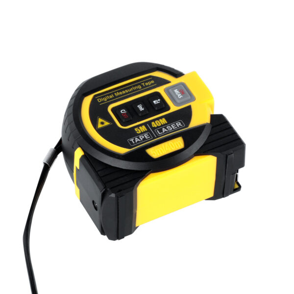 3 in 1 Laser Rangefinder 5m Tape Measure Ruler LCD Display