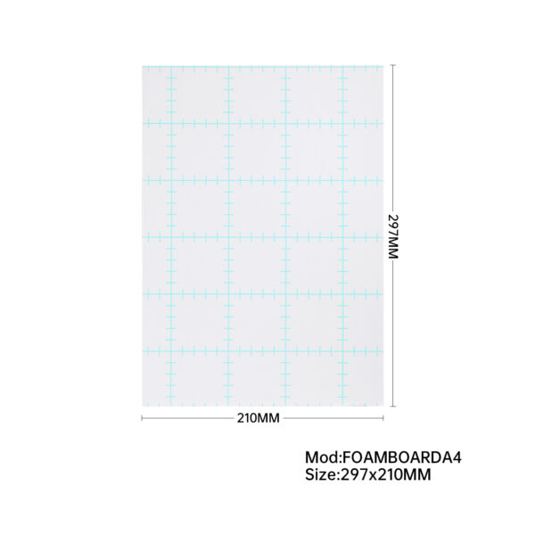 A4 Self-adhesive Foam Board Cut-to Size White 5mm 100sheets