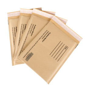 200pcs 160x230mm Bubble Padded Mailer 75% Post-consumer recycled kraft envelope